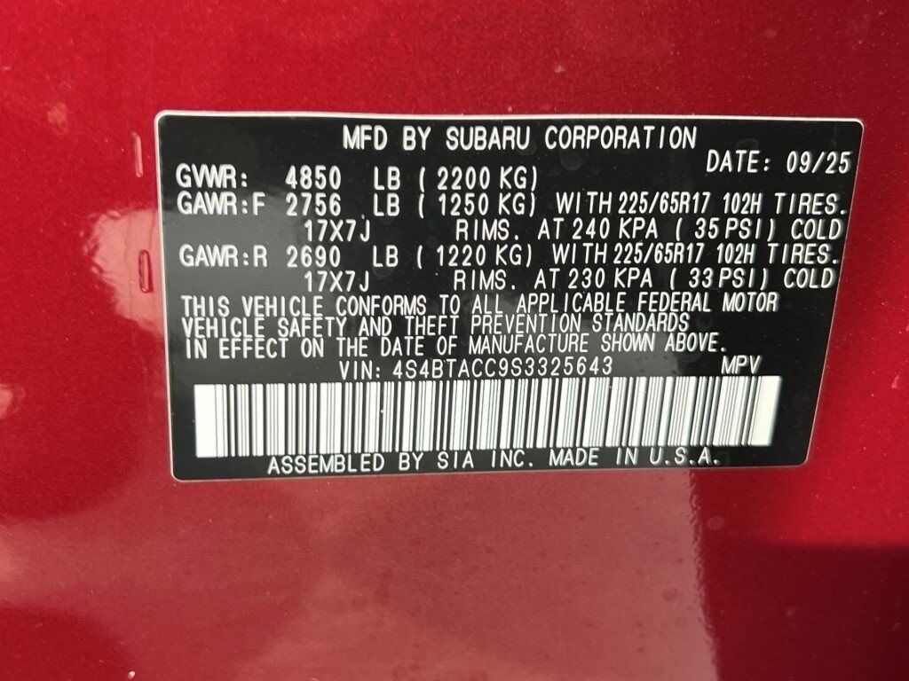 2025 Subaru OUTBACK Premium Springfield VA