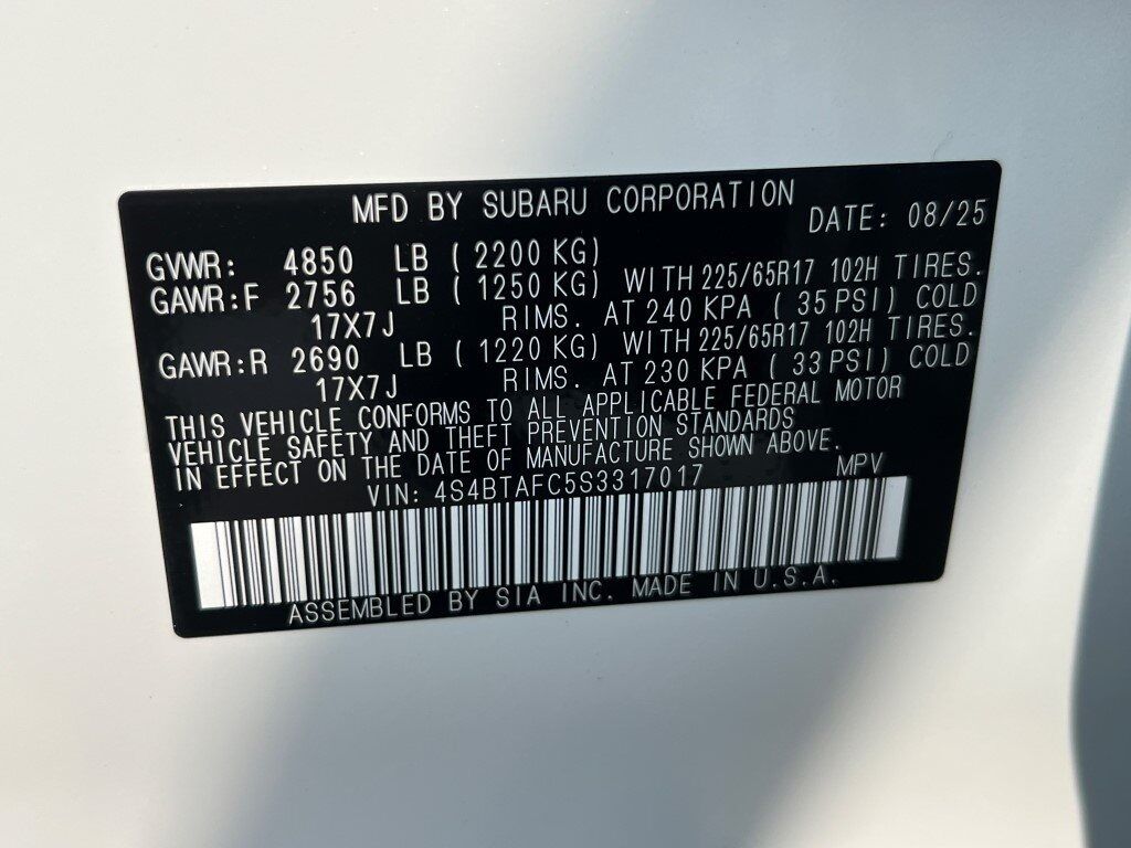 2025 Subaru OUTBACK Premium Springfield VA