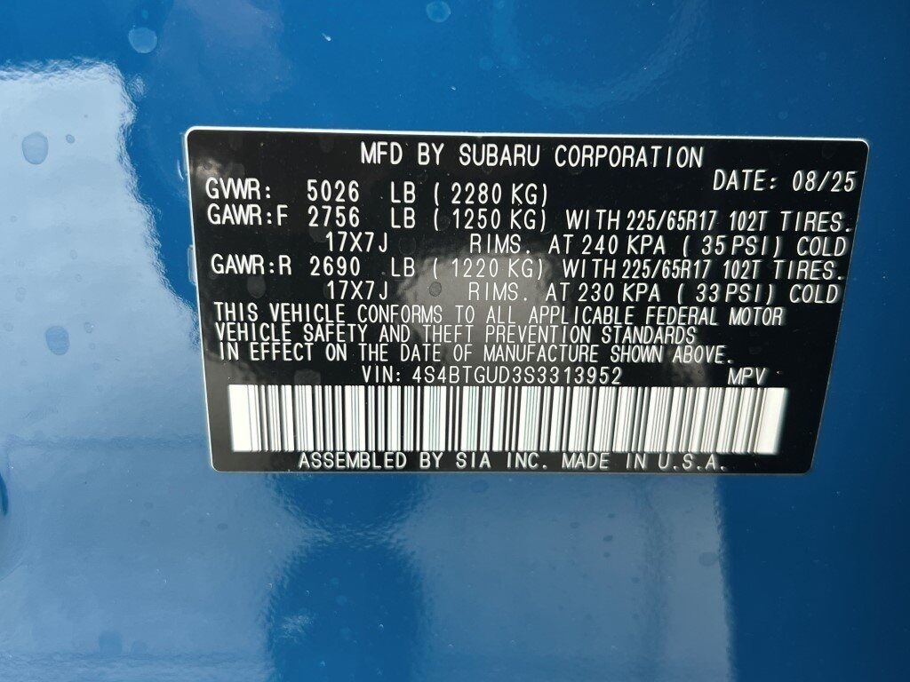 2025 Subaru OUTBACK Wilderness Springfield VA