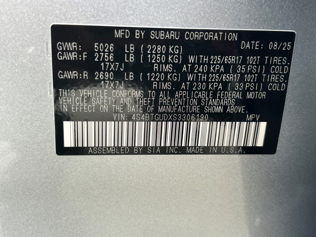 2025 Subaru OUTBACK Wilderness Springfield VA