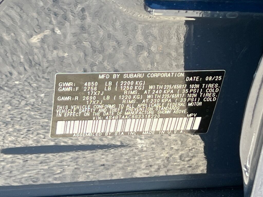 2025 Subaru Outback 2.5i Hagerstown MD