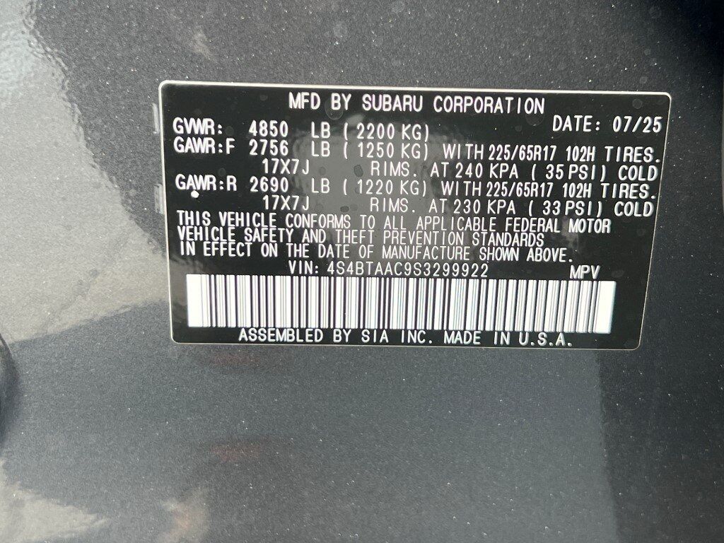 2025 Subaru Outback 2.5i Springfield VA