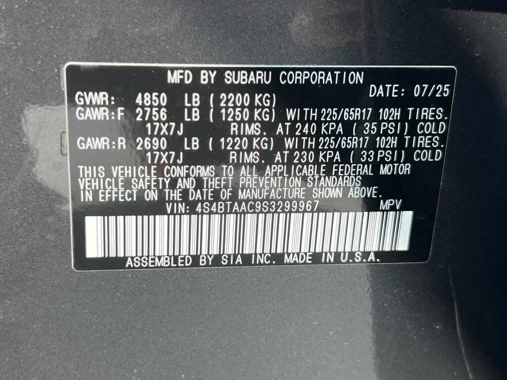 2025 Subaru Outback 2.5i Springfield VA