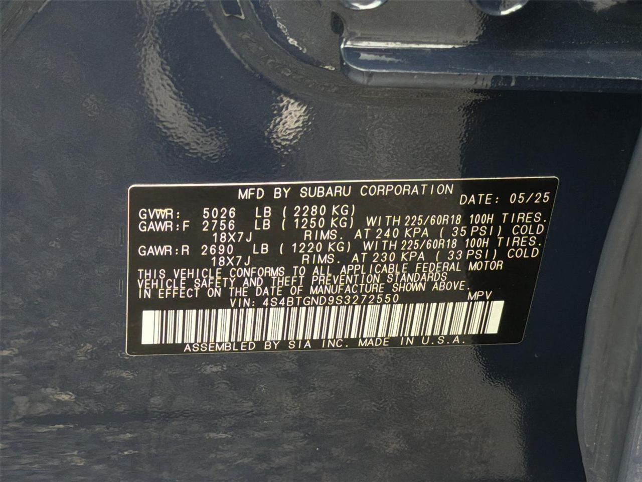 2025 Subaru Outback Limited XT Hagerstown MD