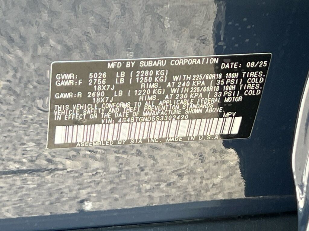 2025 Subaru Outback Limited XT Hagerstown MD