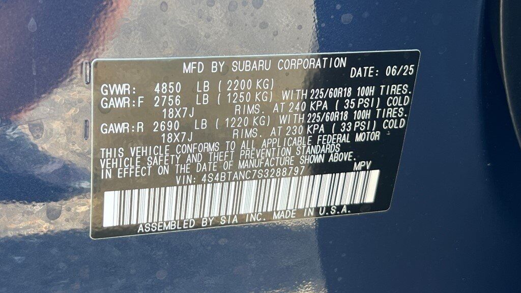 2025 Subaru Outback Limited Fredericksburg VA