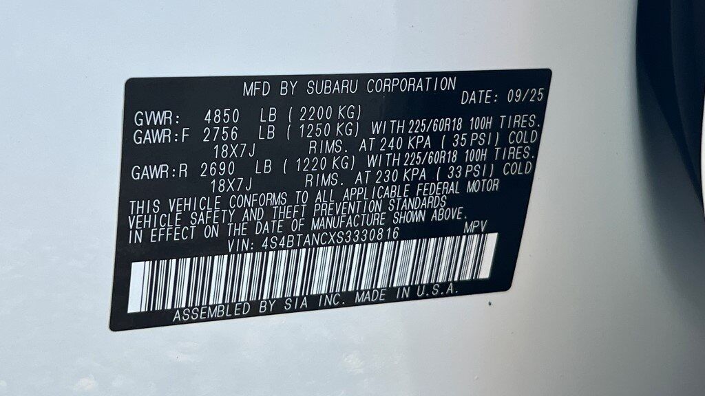 2025 Subaru Outback Limited Fredericksburg VA