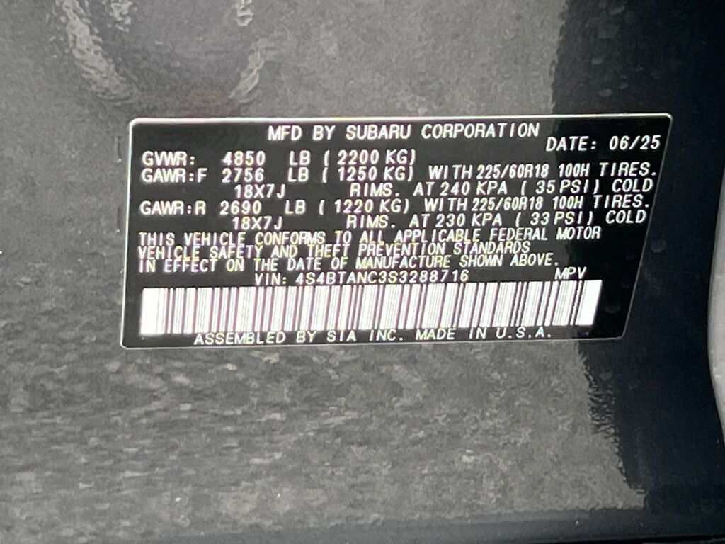 2025 Subaru Outback Limited Hagerstown MD