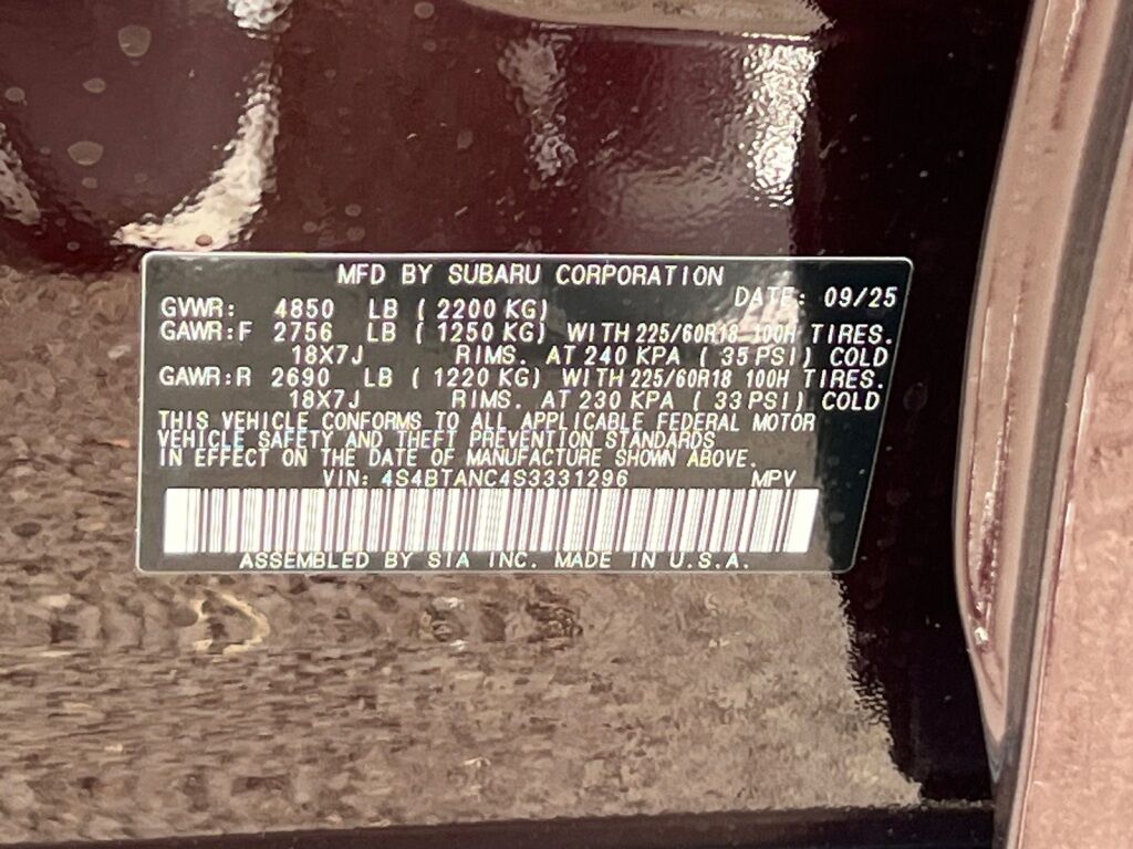 2025 Subaru Outback Limited Hagerstown MD