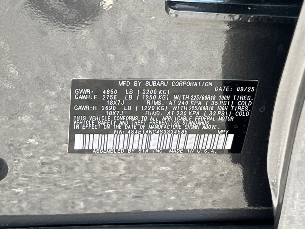 2025 Subaru Outback Limited Hagerstown MD