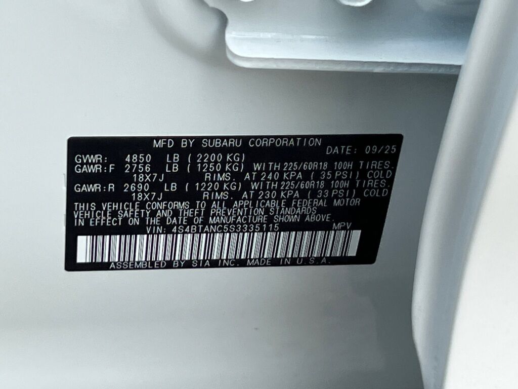 2025 Subaru Outback Limited Hagerstown MD