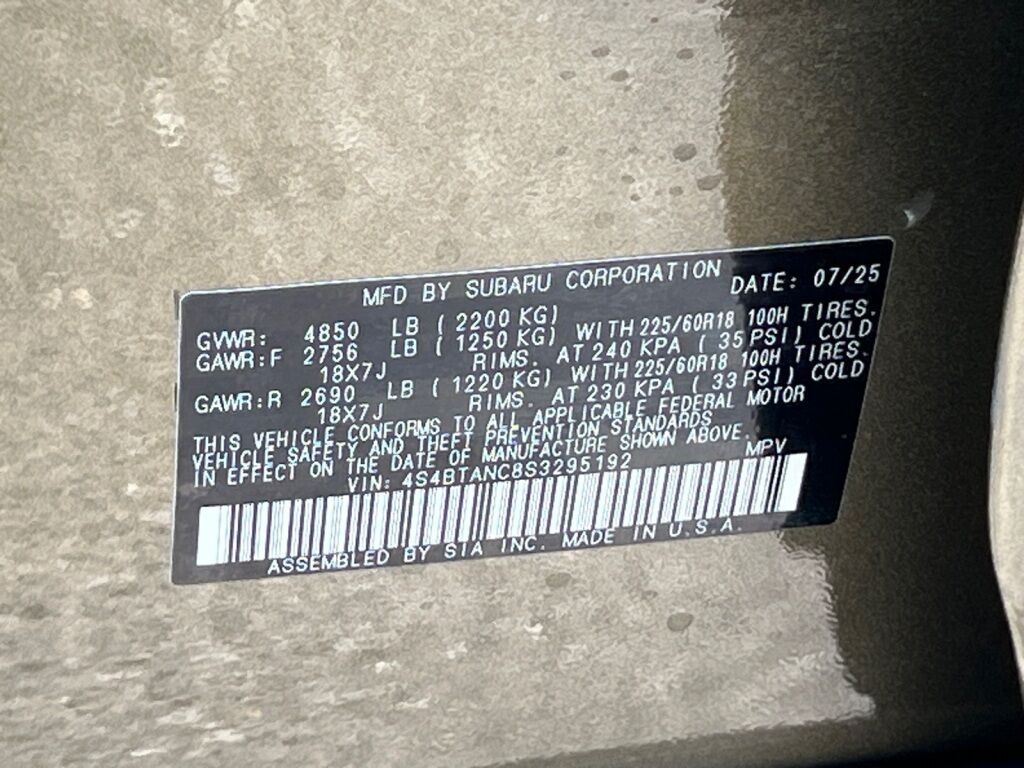 2025 Subaru Outback Limited Hagerstown MD