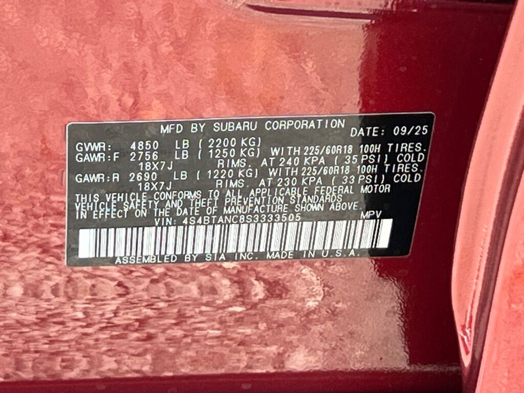 2025 Subaru Outback Limited Hagerstown MD