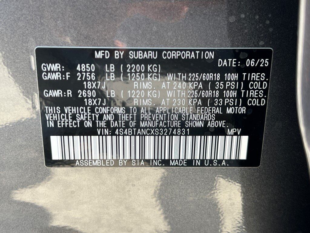 2025 Subaru Outback Limited Springfield VA