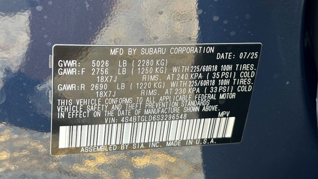 2025 Subaru Outback Onyx Edition XT Fredericksburg VA