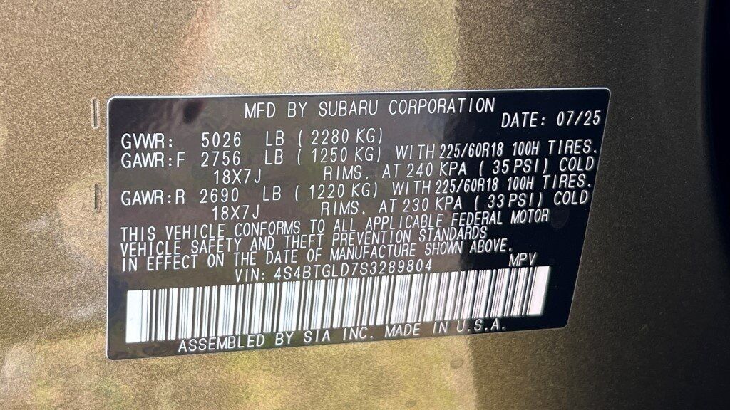 2025 Subaru Outback Onyx Edition XT Fredericksburg VA