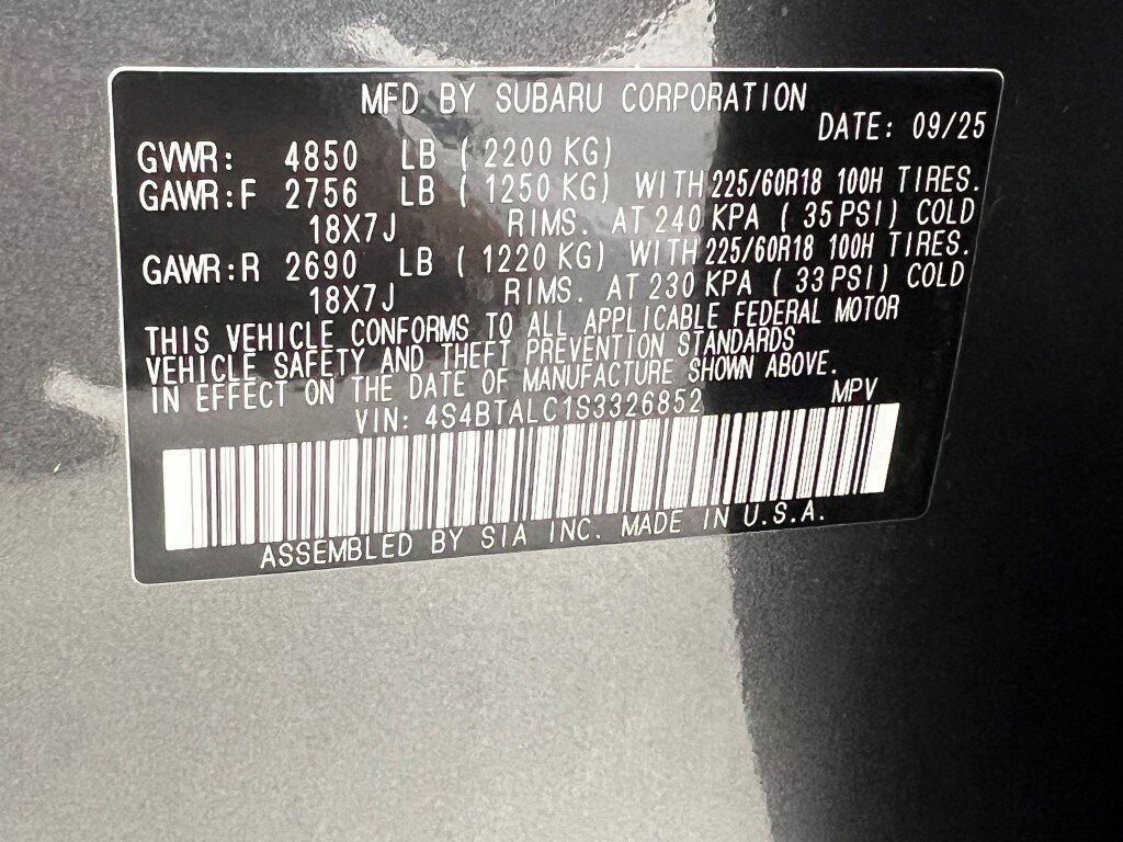 2025 Subaru Outback Onyx Edition Springfield VA