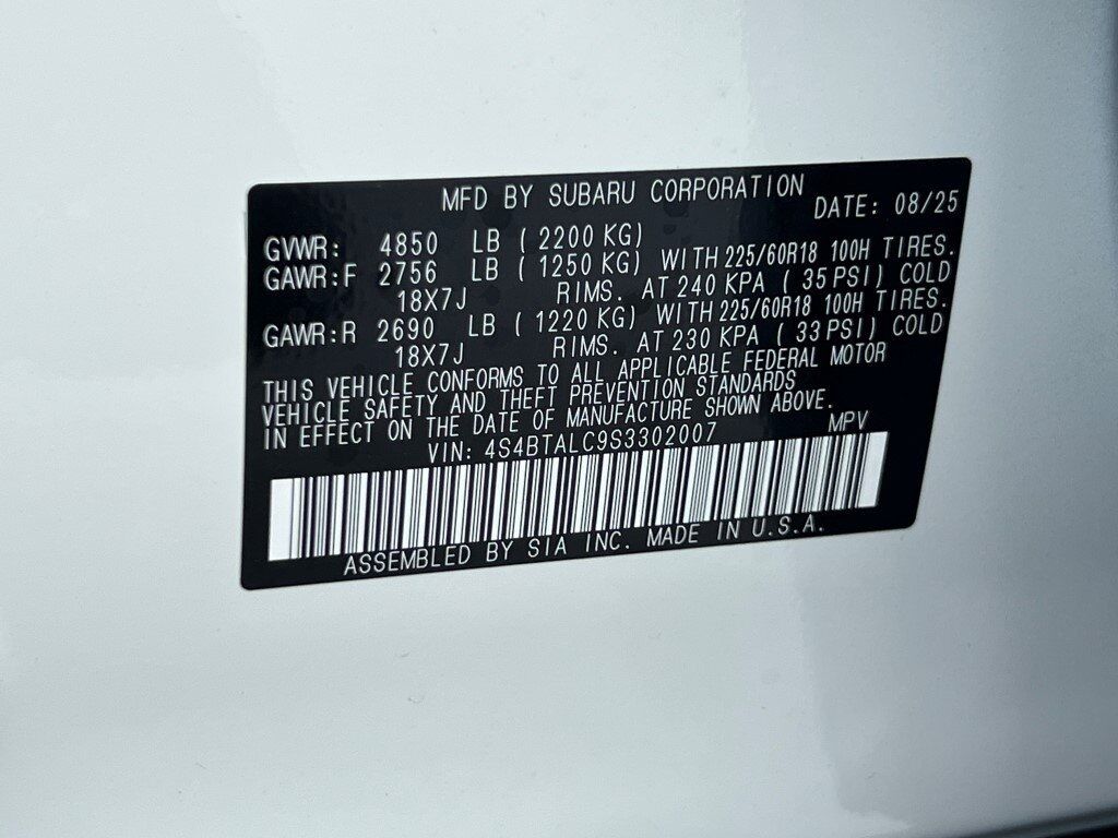 2025 Subaru Outback Onyx Edition Springfield VA