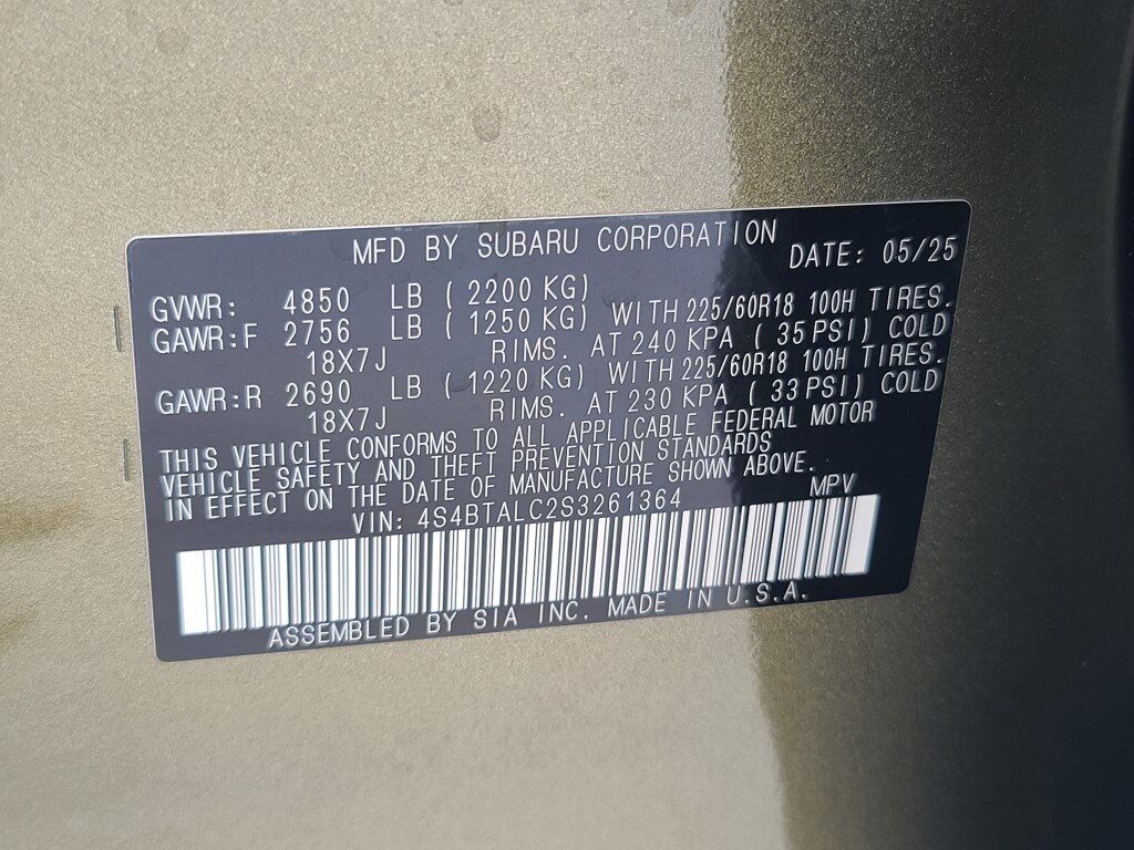 2025 Subaru Outback Onyx Edition Springfield VA