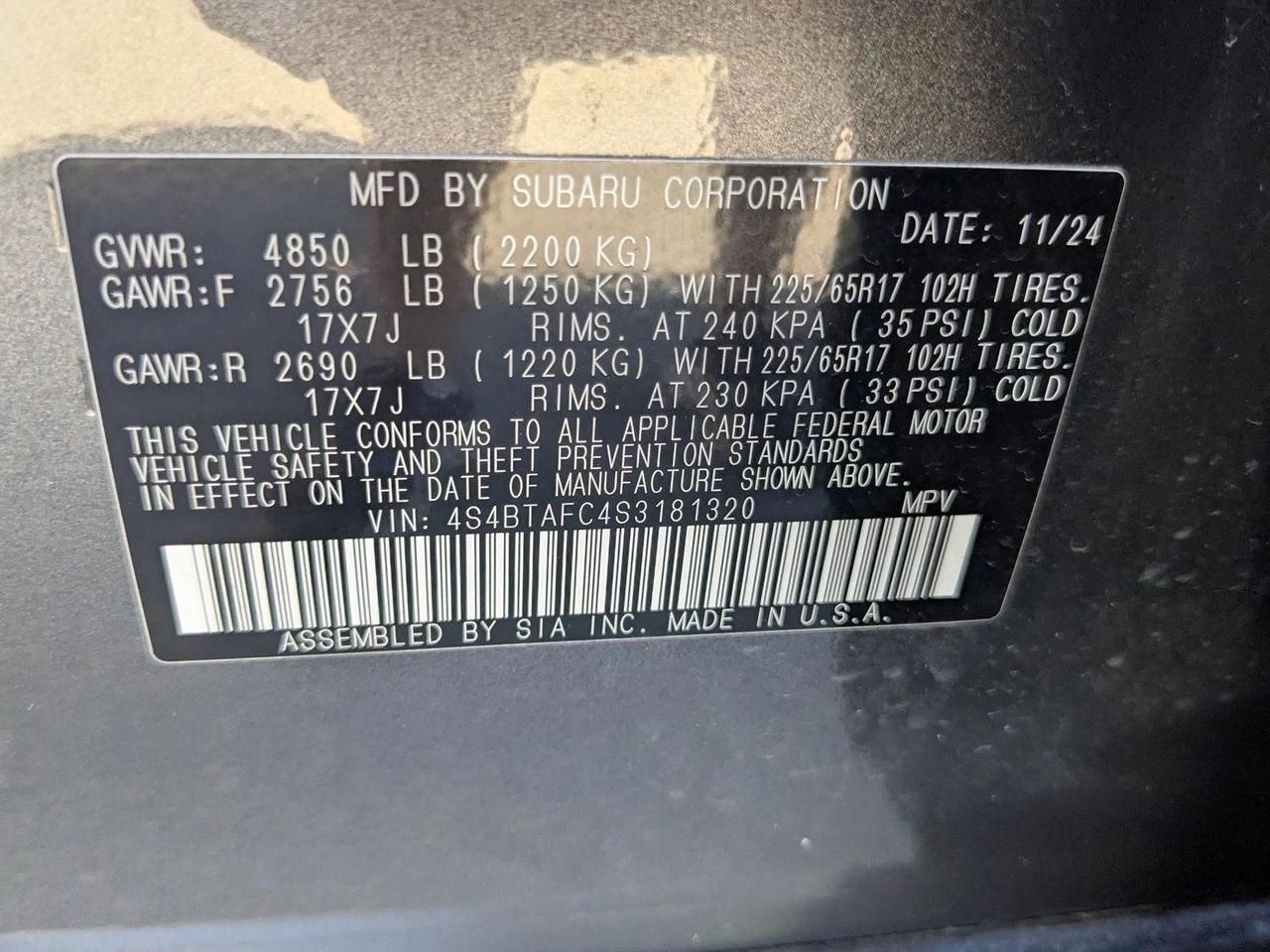 2025 Subaru Outback Premium Roseville CA