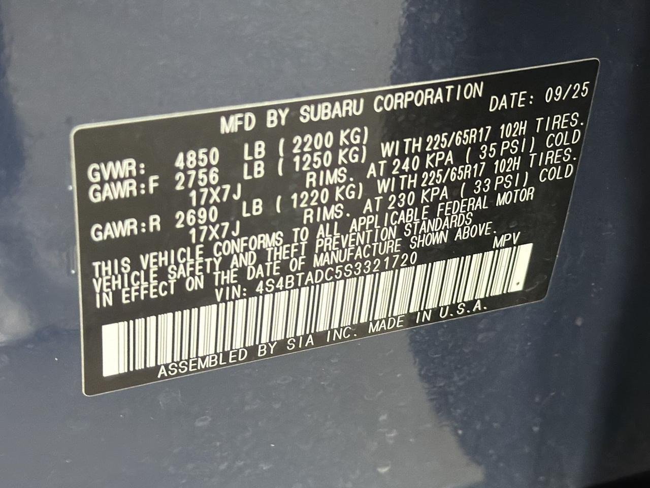 2025 Subaru Outback Premium San Antonio TX