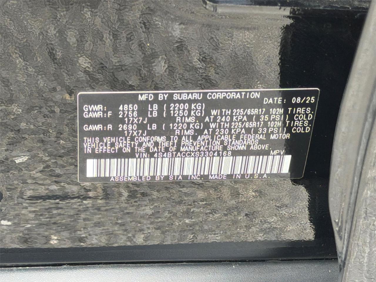 2025 Subaru Outback Premium Hagerstown MD