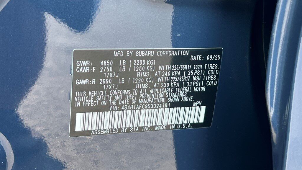 2025 Subaru Outback Premium Fredericksburg VA