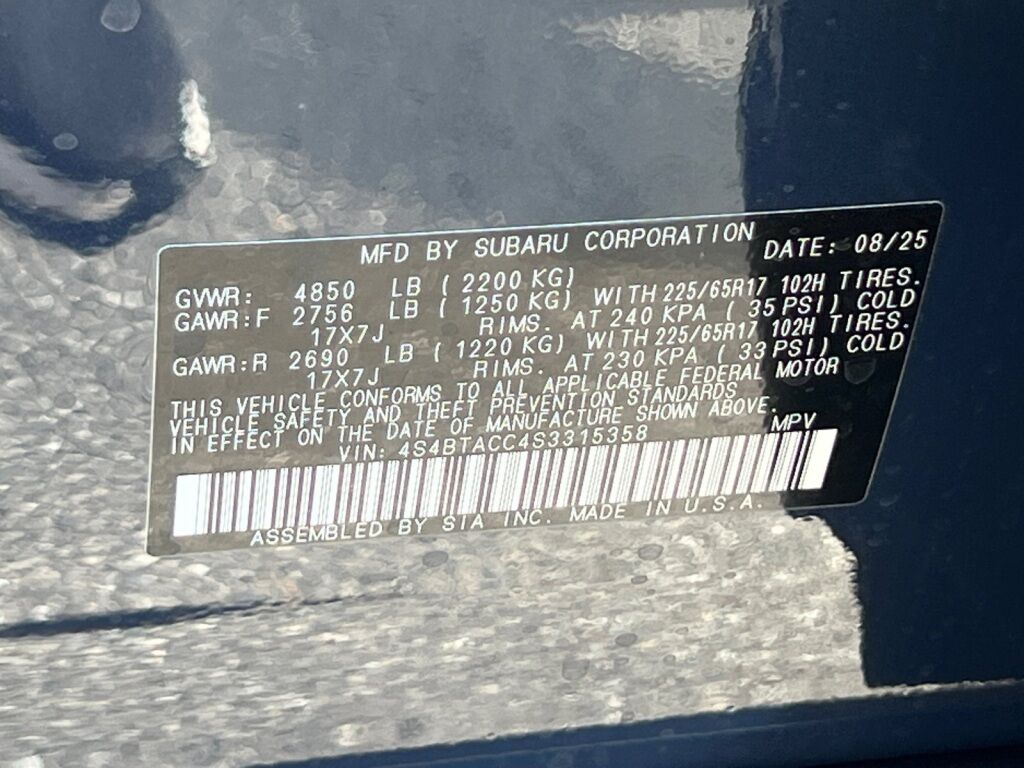 2025 Subaru Outback Premium Hagerstown MD