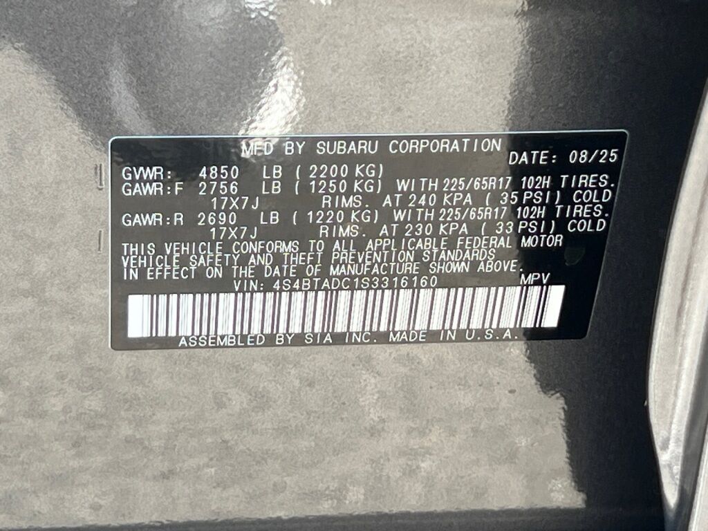 2025 Subaru Outback Premium Hagerstown MD