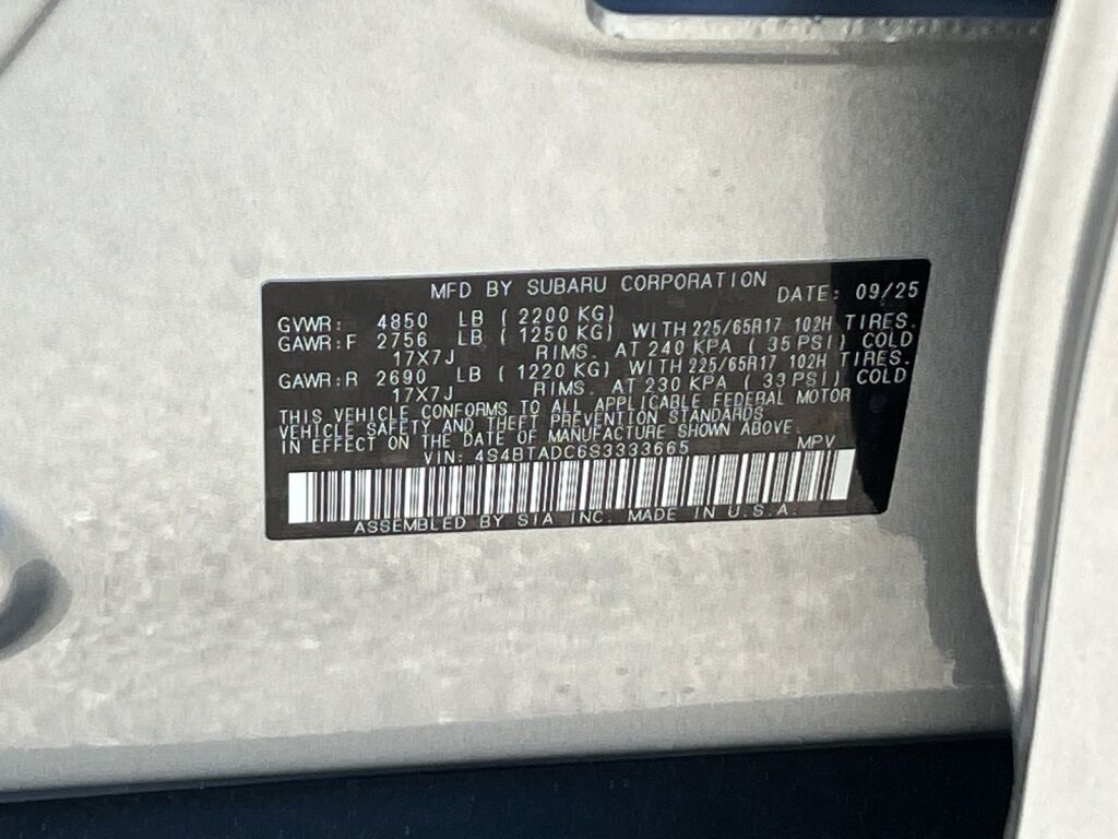 2025 Subaru Outback Premium Hagerstown MD