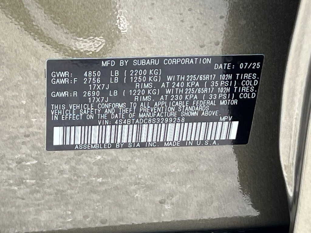 2025 Subaru Outback Premium Hagerstown MD