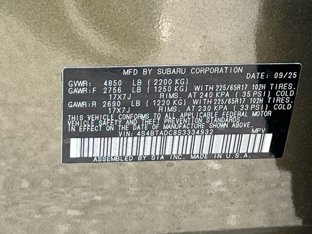 2025 Subaru Outback Premium Hagerstown MD