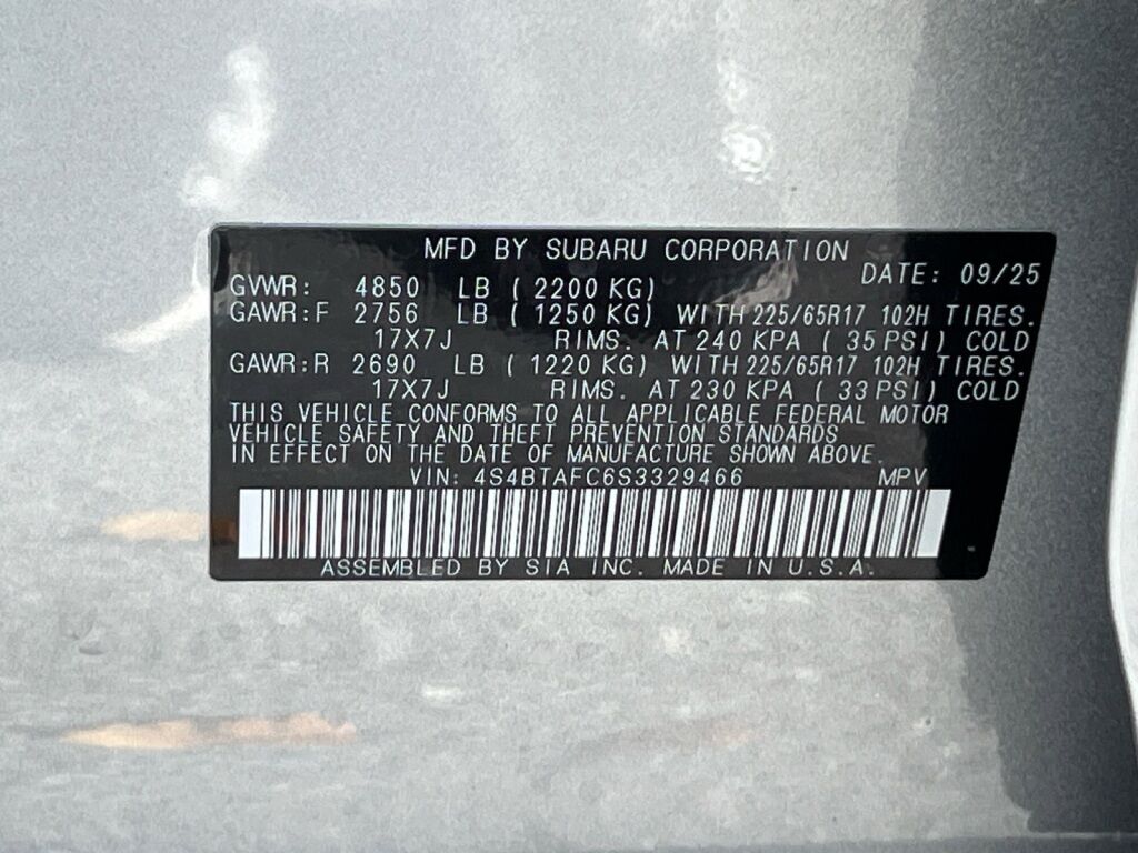 2025 Subaru Outback Premium Hagerstown MD