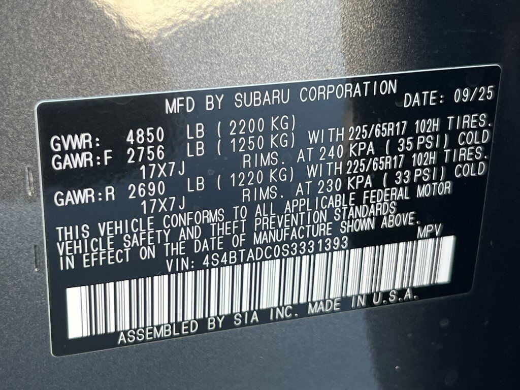 2025 Subaru Outback Premium Springfield VA