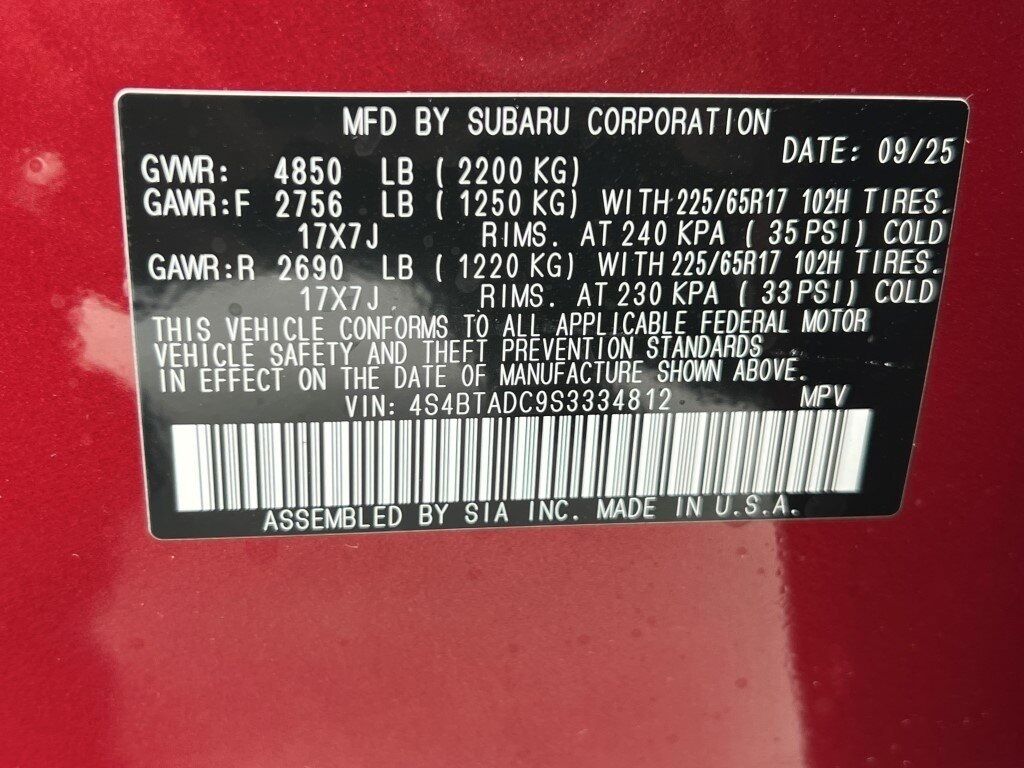 2025 Subaru Outback Premium Springfield VA