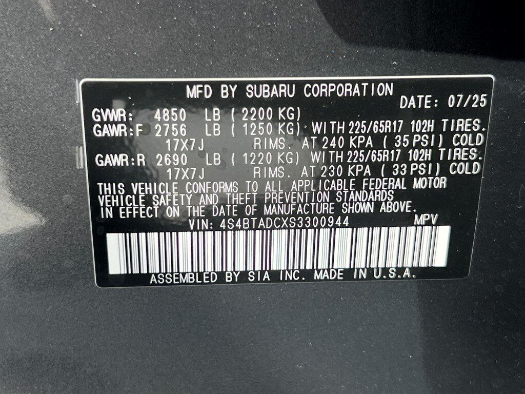 2025 Subaru Outback Premium Springfield VA