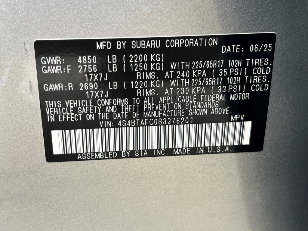 2025 Subaru Outback Premium Springfield VA