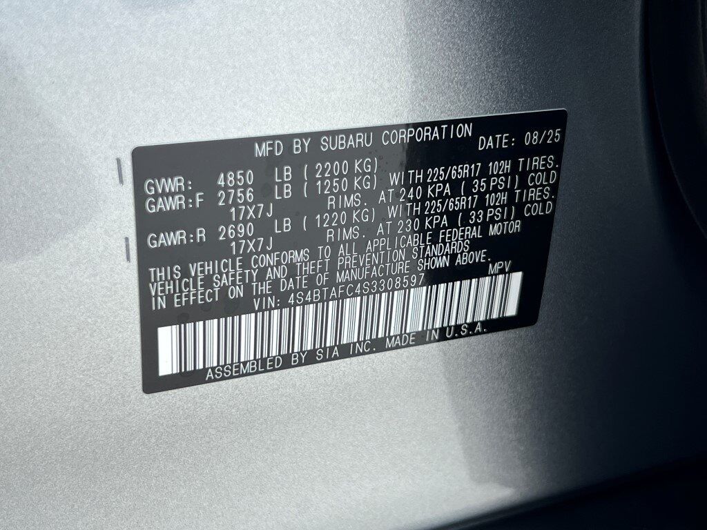 2025 Subaru Outback Premium Springfield VA