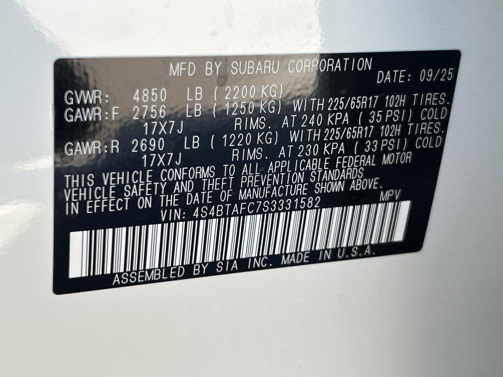 2025 Subaru Outback Premium Springfield VA