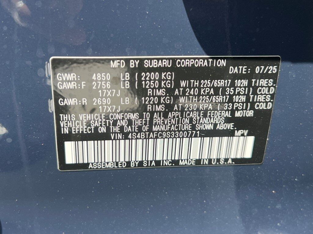 2025 Subaru Outback Premium Springfield VA