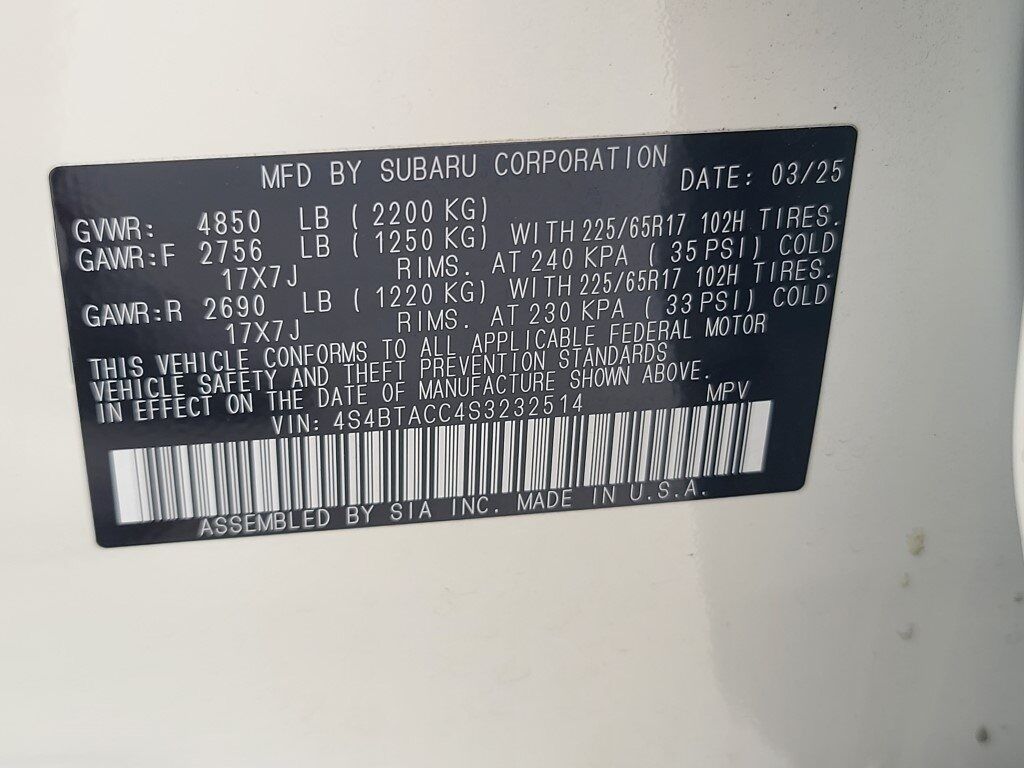 2025 Subaru Outback Premium Springfield VA