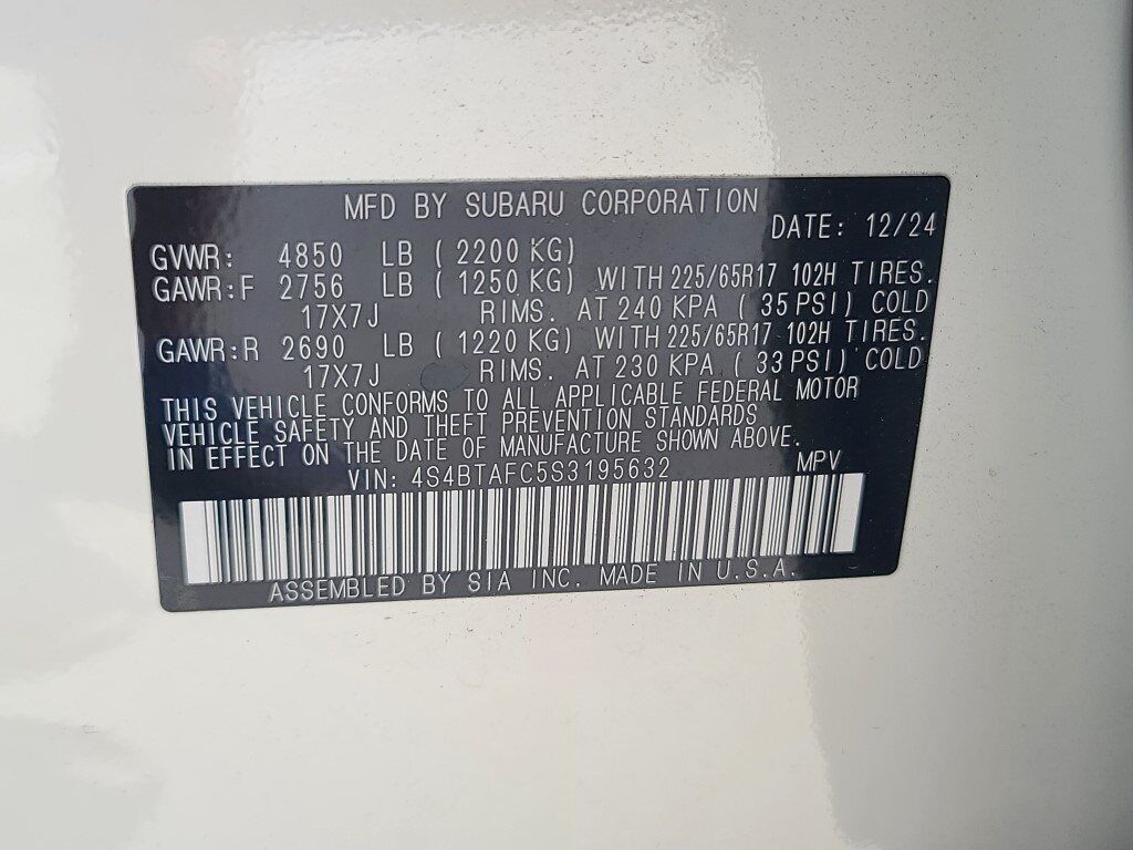 2025 Subaru Outback Premium Springfield VA