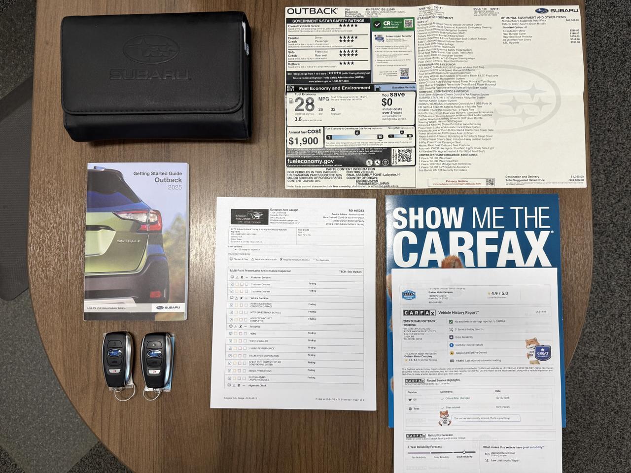 2025 Subaru Outback Touring Knoxville TN