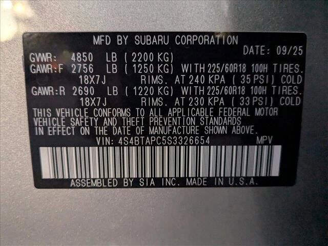 2025 Subaru Outback Touring Roseville CA