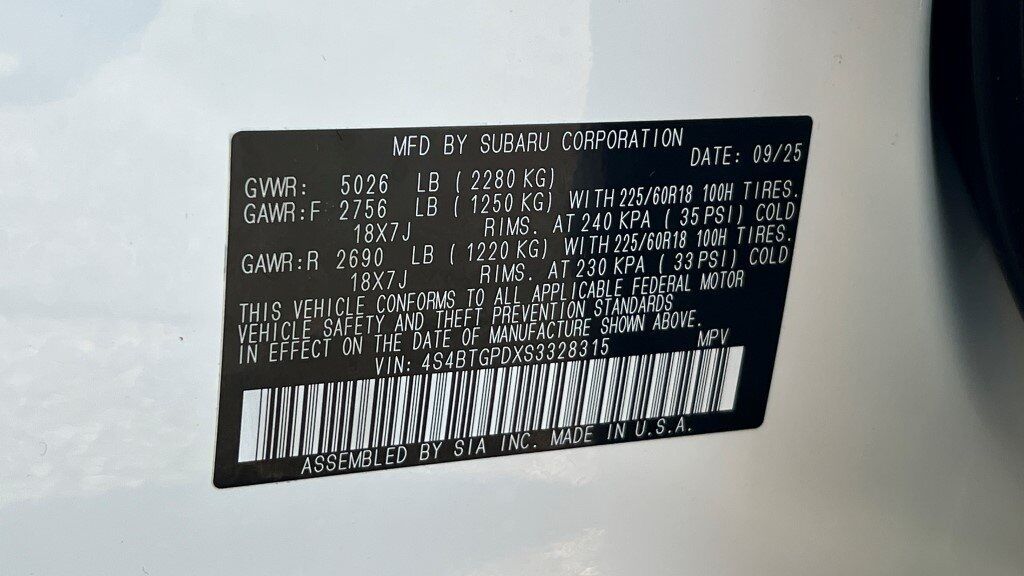 2025 Subaru Outback Touring XT Fredericksburg VA