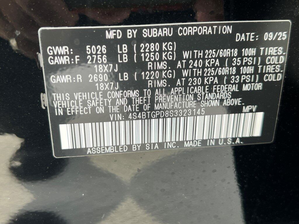 2025 Subaru Outback Touring XT Springfield VA