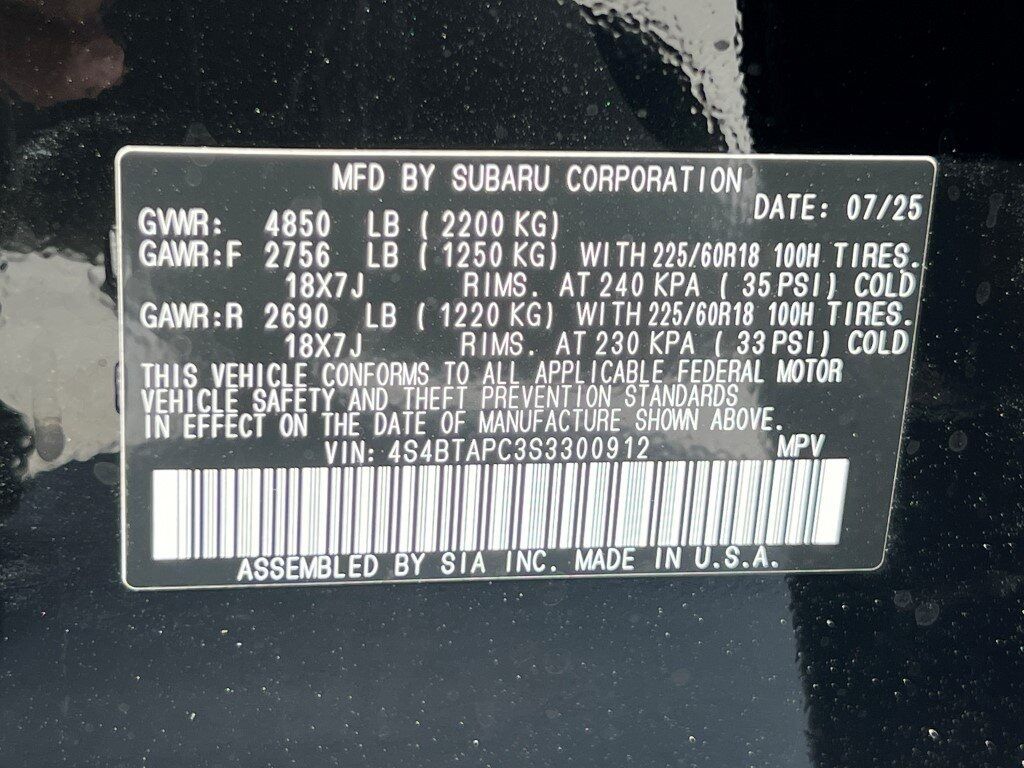 2025 Subaru Outback Touring Springfield VA
