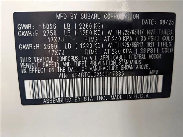 2025 Subaru Outback Wilderness Roseville CA