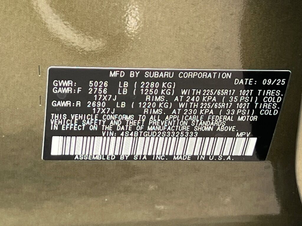 2025 Subaru Outback Wilderness Hagerstown MD