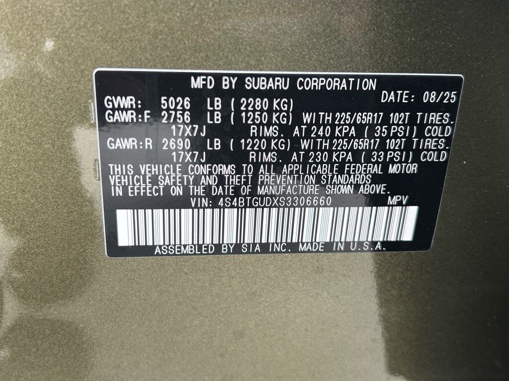 2025 Subaru Outback Wilderness Springfield VA